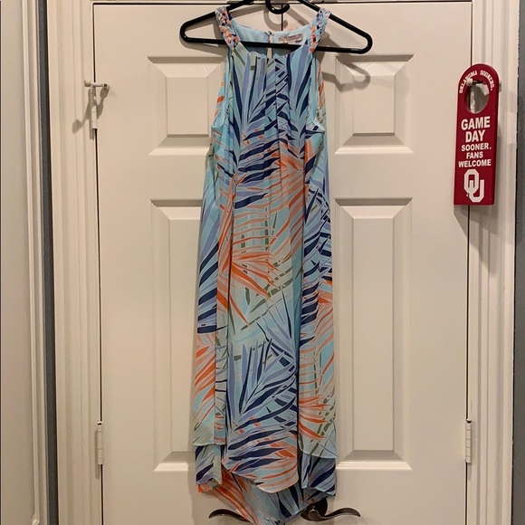 Dress barn tropical dress Worn twice Size 10 - Picture 3 of 4